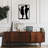 Nykeemah Stylish Decorative Metal Wall Accessory, Black, 27.2 x 20.1 inches | 100% Metal Construction, Thickness: 0.06 inches | Easy Wall Mount with Backing Piece, Perfect for Home Décor & Modern Interiors