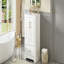Meuble-lavabo de 24 po avec portes à fermeture en douceur, tiroir rabattable et rangement intégré pour un rangement élégant-118401383