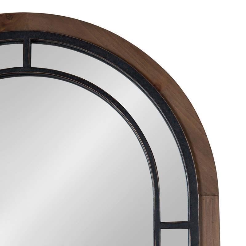 Millwood Wood Mirror, Rustic Brown, 48" x 20"
