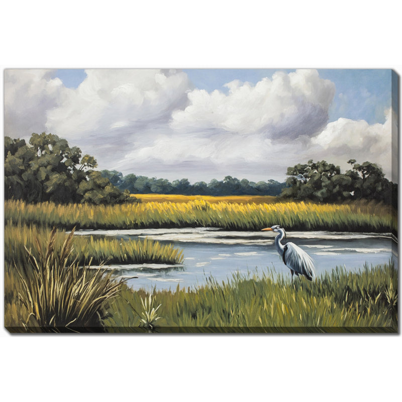 Marsh Morning Canvas Wall Art