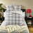 Cozy Bedding Sets, Polyester Comforter, Modern Plaid Style For Home