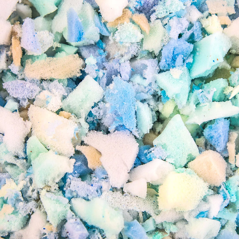 Fauteuil à billes bleu en velours 4 pi - pour et avec un look tendance