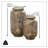 17" Golden Metal Temple Candle Lanterns