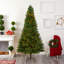 Lighted Artificial Fir Christmas Tree-1008657453