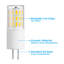 2W T3 LED Bulb Non-Dimmable 3000K Warm White G4/Bi-pin Base