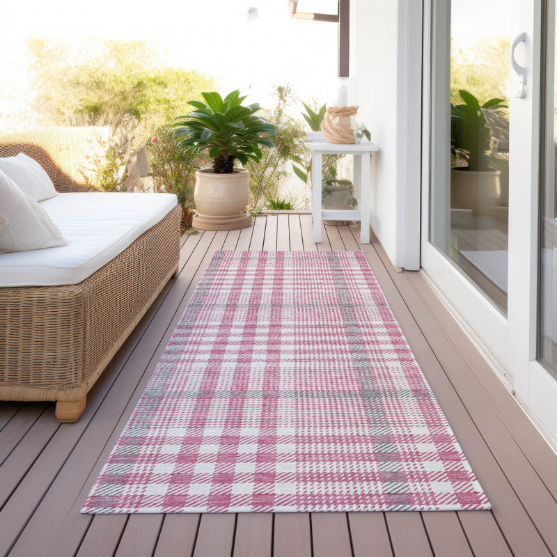Machine Washable Indoor/Outdoor Chayden ACN1054 Rug, Runner 2'3" x 7'6"