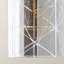 15cm H Glass Drum Lamp Shade ( Slip-On ) in Grey