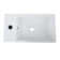 The Renovators Supply Inc. 7.85'' Gloss Vitreous China Rectangular Bathroom Sink with Overflow