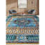 Oriental Area Rug in Camel/Blue-64412811