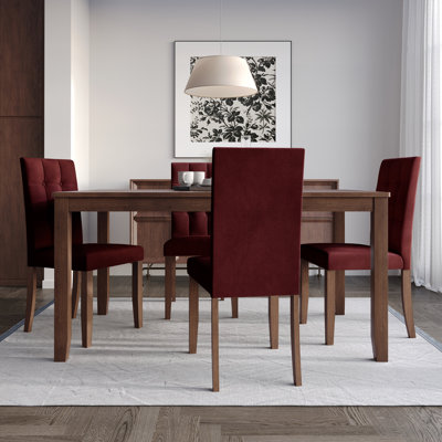 Dining Set With 59'' L Dining Table And Wooden Dining Chair