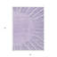 Tapis extérieur lavable et mauve à motif abstrait lavande 3 pi x 5 pi