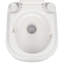Toilette ronde 6,3 GPF avec chasse amovible portable (siège inclus) pour le camping