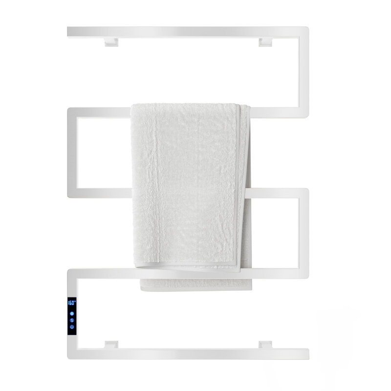 Chauffe-serviettes électrique blanc mat Voltaire, Blanc mat