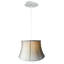 Abat-jour coquille d'œuf l 19 po avec diffuseur, corde blanche 19 po
