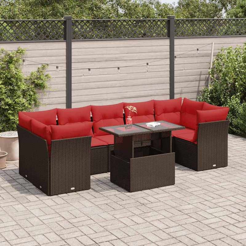 62cm Wide Patio Sofa with Cushions