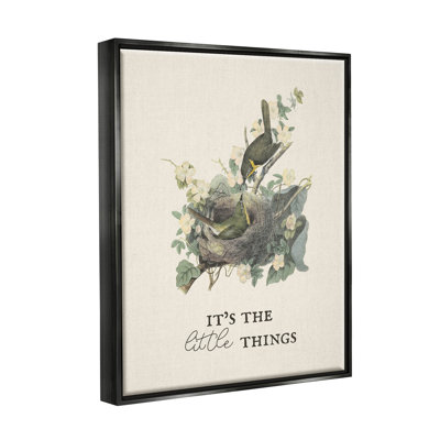«It's The Little Things Bird Nest», estampe numérique par Lil 'Rue