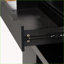 Garde-manger cannelé 72 po avec 3 tiroirs à clavier et 6 tablettes réglables, anti-basculement noir | Autoportant | Panneau de fibres à densité moyenne-238256424