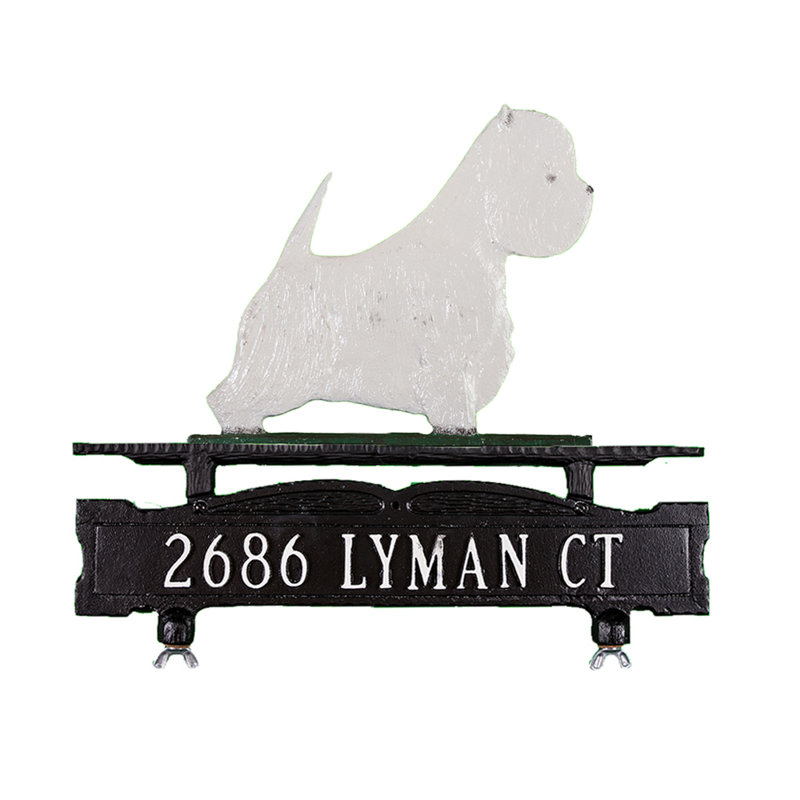 1-Line Mailbox Sign, Yes, Natural