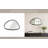 Nikolas Asymmetrical Decorative Wall Mirror with Textured Metal Frame - Large Wall Mirror Perfect for Bathrooms, Bedrooms, or Living Room Decor - Chic Accent Mirror for Home Decor Accents - 24", Silver-1431835507-1431835421