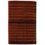 Hand Knotted Wool Area Rug in Red