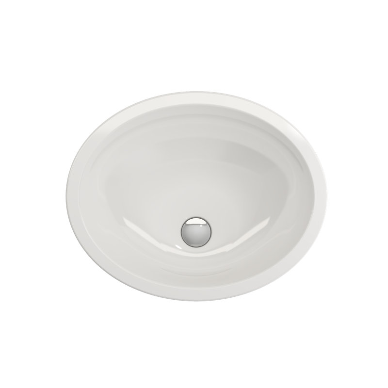 Parma 22.4'' L Bathroom Sink, White