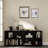 Modern Sideboard With 2 Large Cabinets And Unique Water Ripple Design