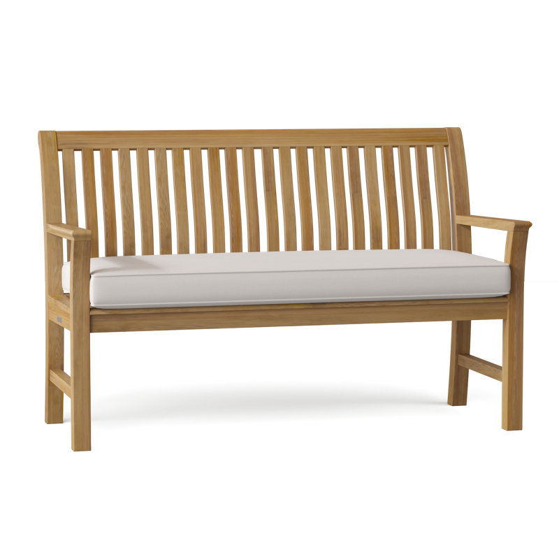 Chelsea Outdoor Teak Bench, Cloud