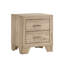 Table de chevet 2 tiroirs PB au fini naturel
