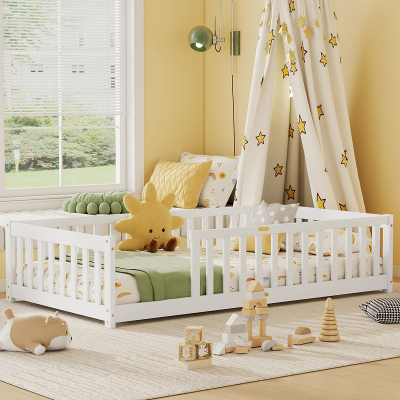 Lit plateforme pour enfant Kolia, Blanc
