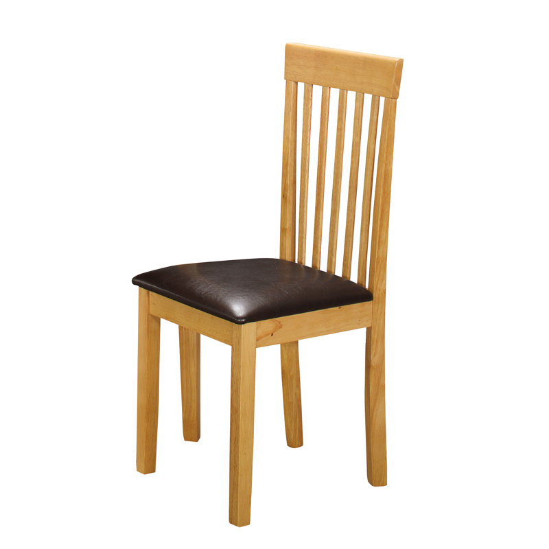 Lauretta Solid Wood Dining Chair, Oak