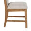 Ensemble de chaises d'appoint en tissu brun naturel Survista (ensemble de 2)