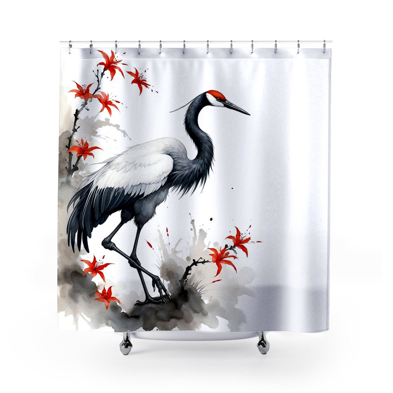 Rideau de douche Raja Crane
