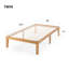 Kizer Solid Wood Platform Bed-741798579-746560383
