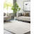 Rectangle Solid Color Hand Tufted Wool Area Rug in Beige-624173816