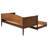 Medium Walnut Twin Daybed