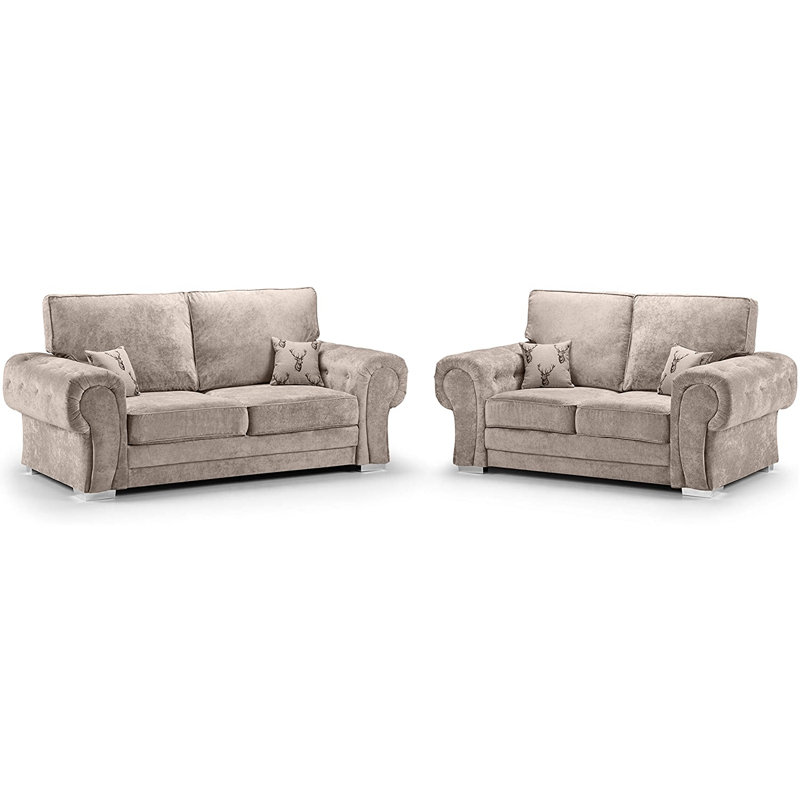 Deshotel Living Room Set, Mink