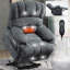 Fauteuil inclinable électrique Chenille avec massage par vibration 8 points et chauffage lombaire-106862020