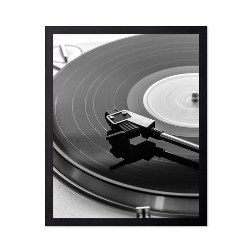 Disque vinyle, Black Framed, Poster, 24"H x 32"W