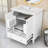 Chic 30-Inch Bathroom Vanity with Undermount Ceramic Sink and Adjustable Shelf-2019735404