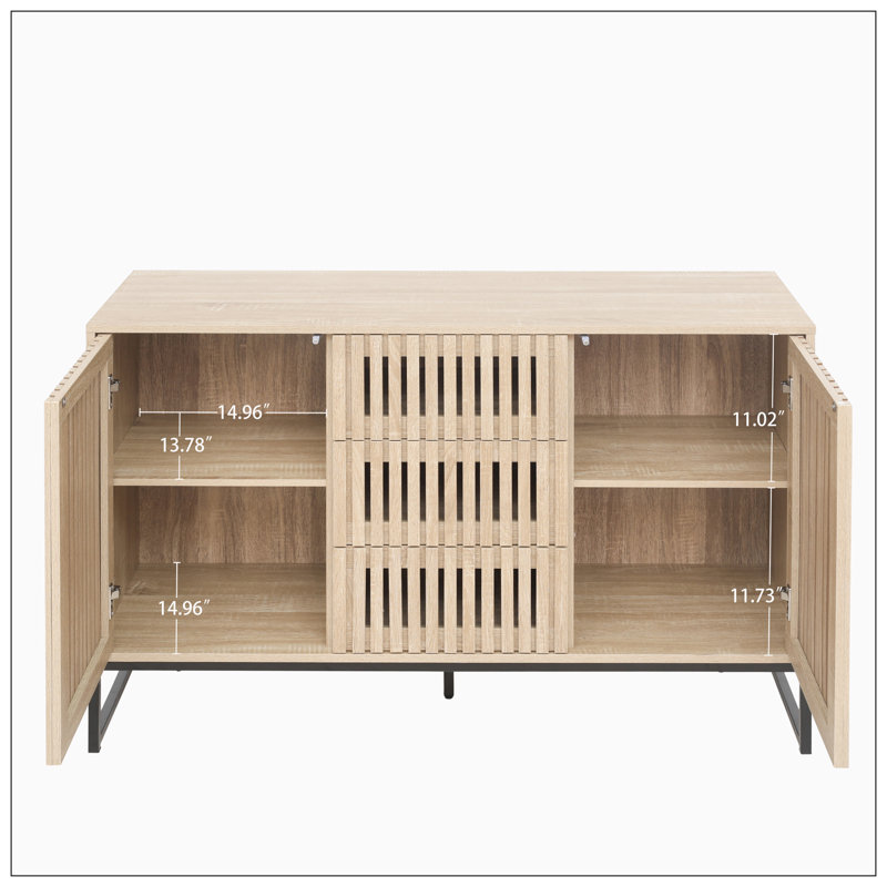 Armoire 2 tiroirs 2 portes