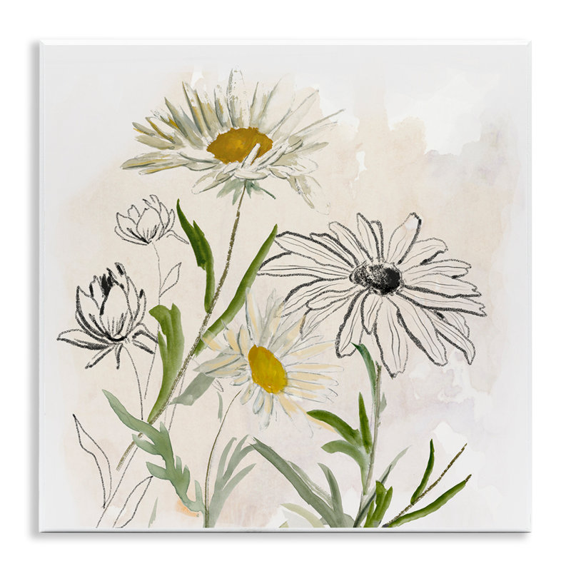 Plaque murale fleurs de pure simplicité, design par Jacob Q