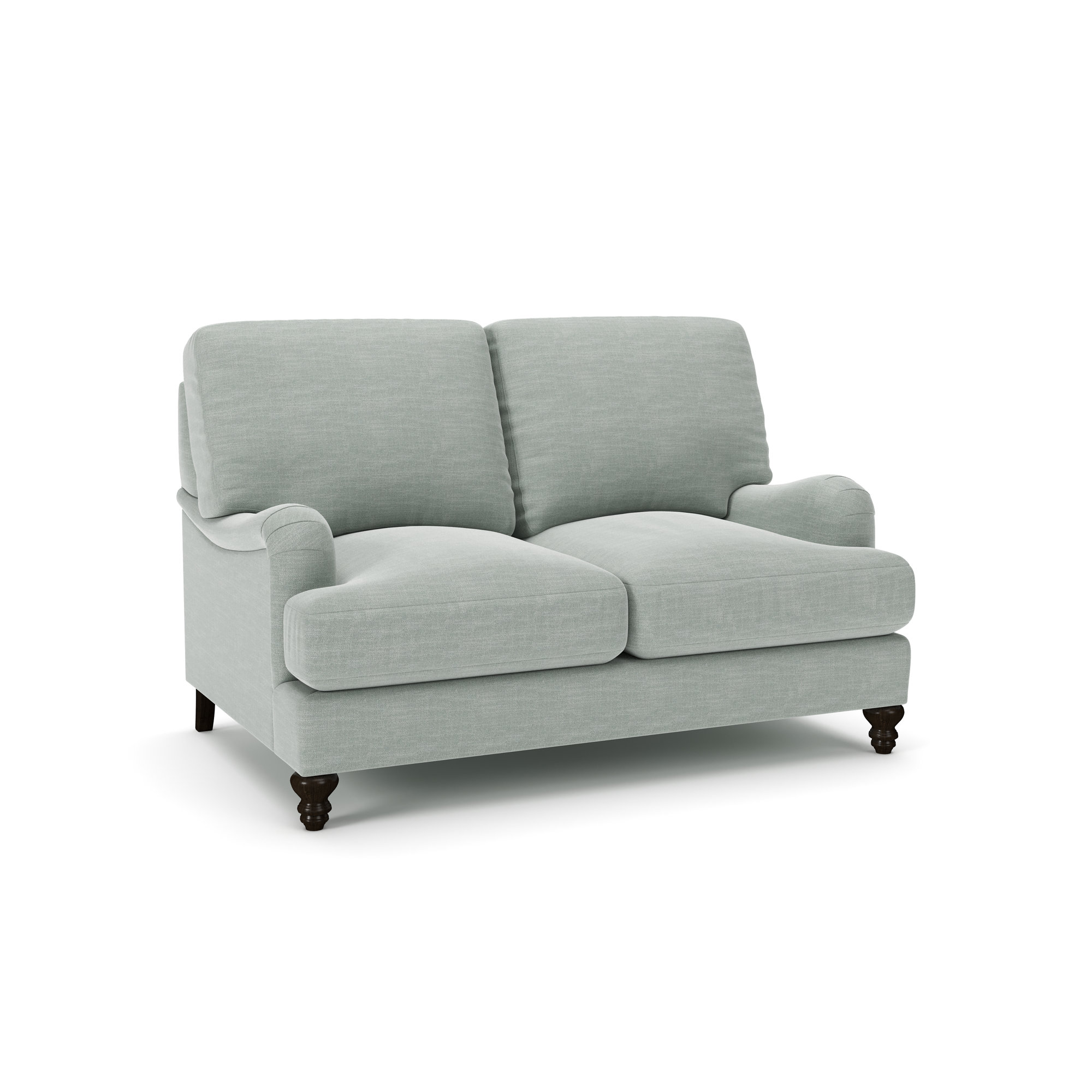 Walters 59'' Upholstered Loveseat, Conversation Capri Basketweave