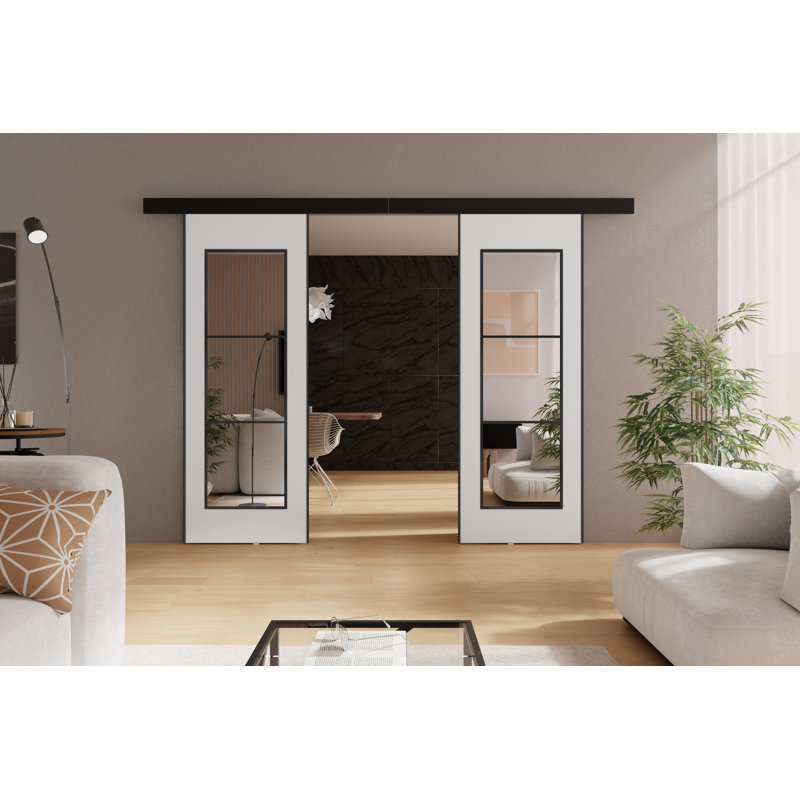 DOOR TORI 2, Black, 154cm x 205cm