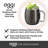 Oggi Barware 20 Oz Stainless Steel Moscow Mule Mug
