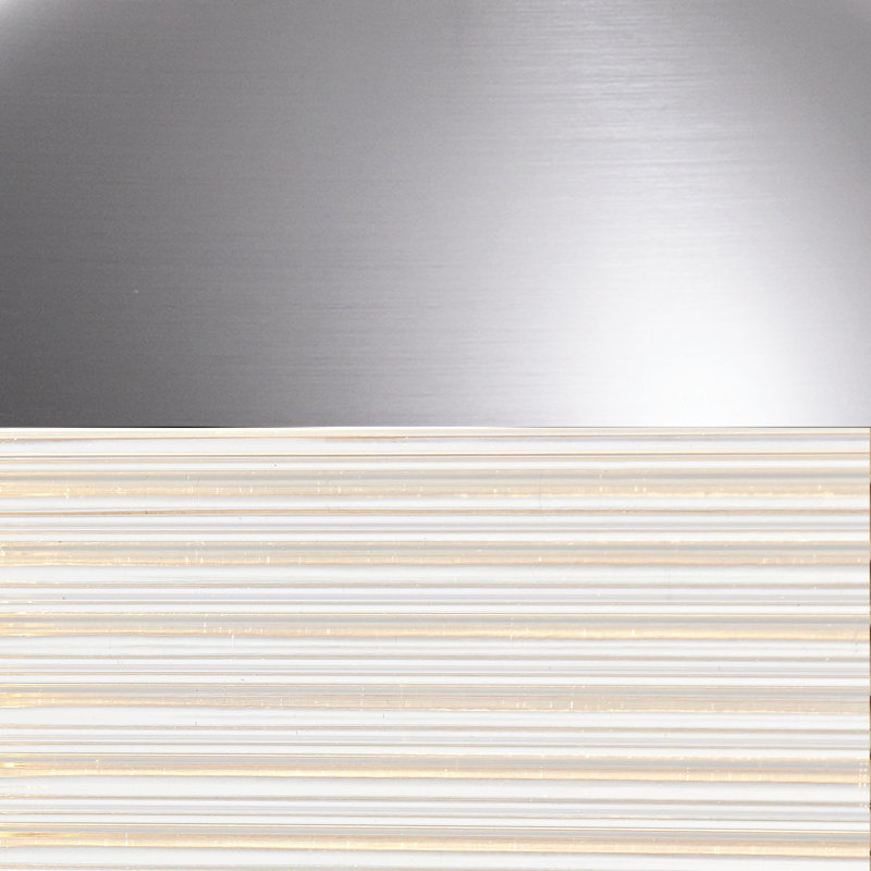 Luminaire suspendu cylindrique à DEL Bordeaux, Nickel brossé