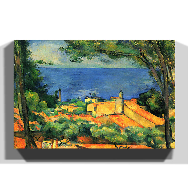 Paul Cezanne - Wrapped Canvas Painting, 50cm H x 76cm W