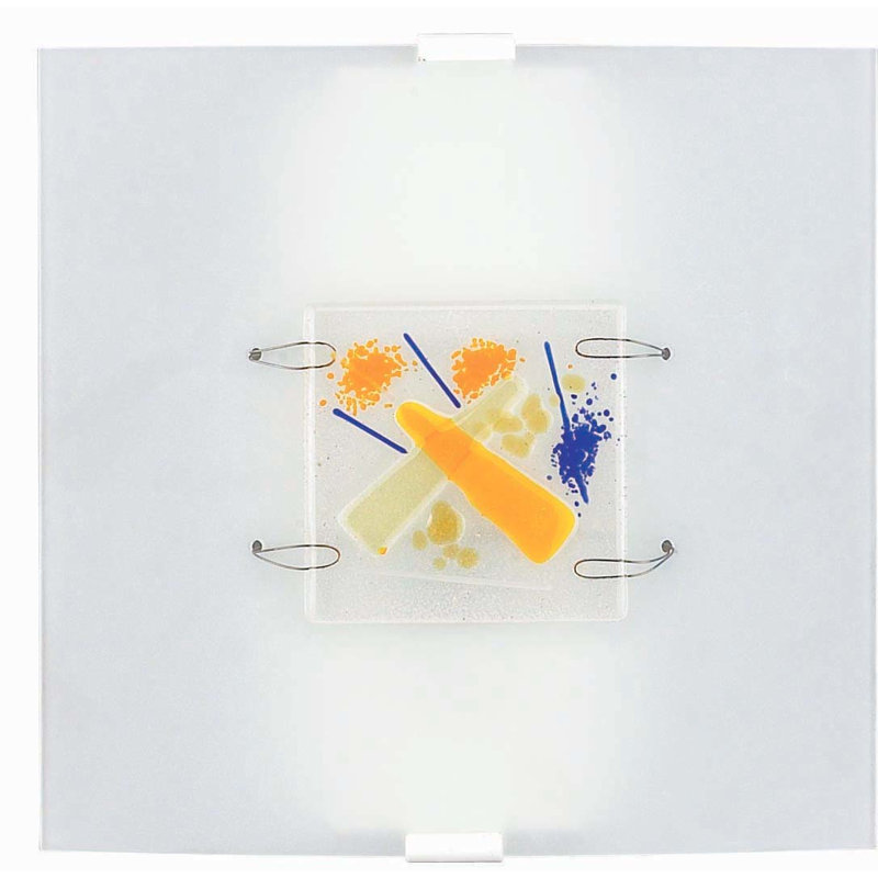 Applique murale en verre 1 lumière Appliquations