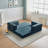 Versatile Tri-Fold Corduroy Sofa Bed with Quick Transformation, Comfortable and Space-Saving Design-2029932