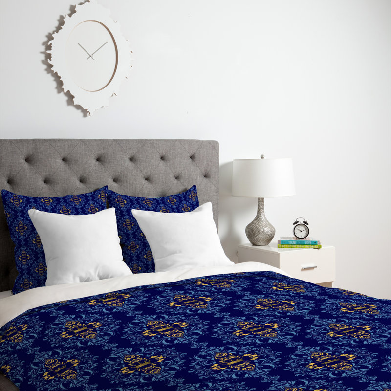 Housse de couette Royal Damask, Housse de couette pour très grand lit, Poids léger