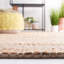 Tapis taupe / naturel à motif géométrique tissé à plat Hobscheid-2048966105